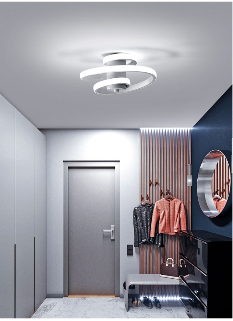 PLAFONIER DESIGN SPIRALE A LED