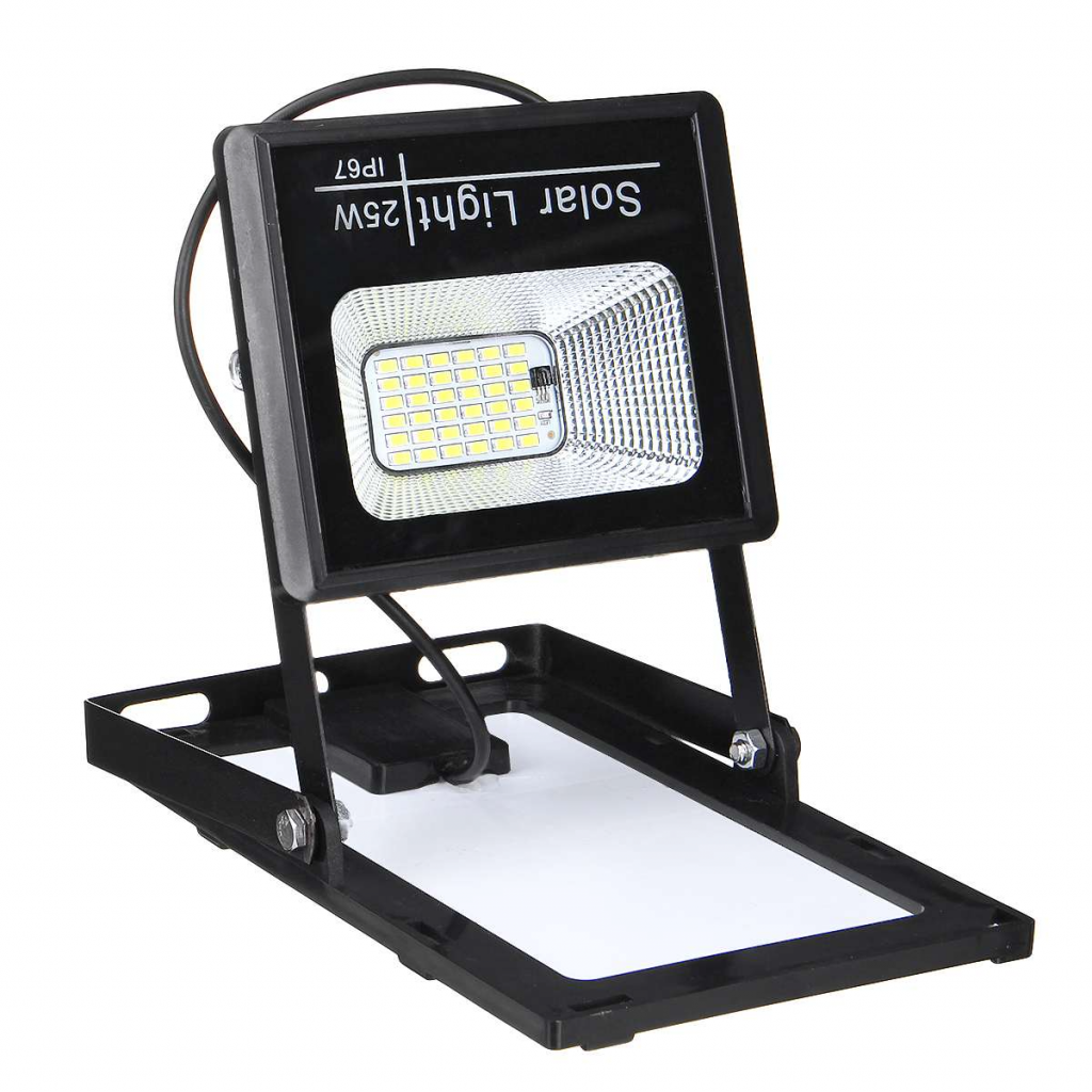 projecteur led solaire 25w automatique avec télécommande