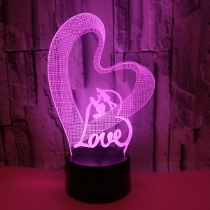 Lampe 3d love