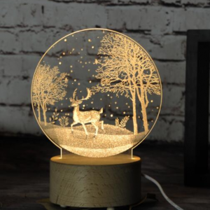 lampe led décorative cerf