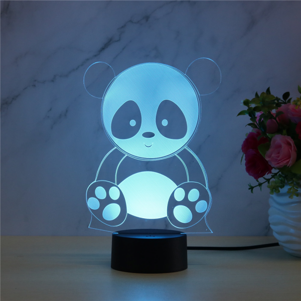 Lampe 3D panda