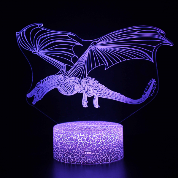 Lampe 3d dragon