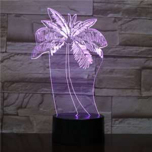 Lampe 3D palmier