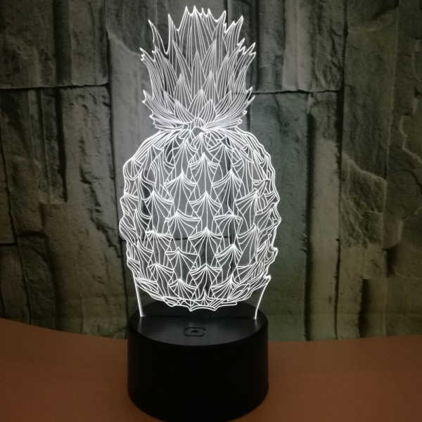 Lampe 3D ananas