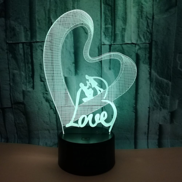 Lampe 3d love