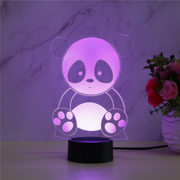 Lampe 3D panda