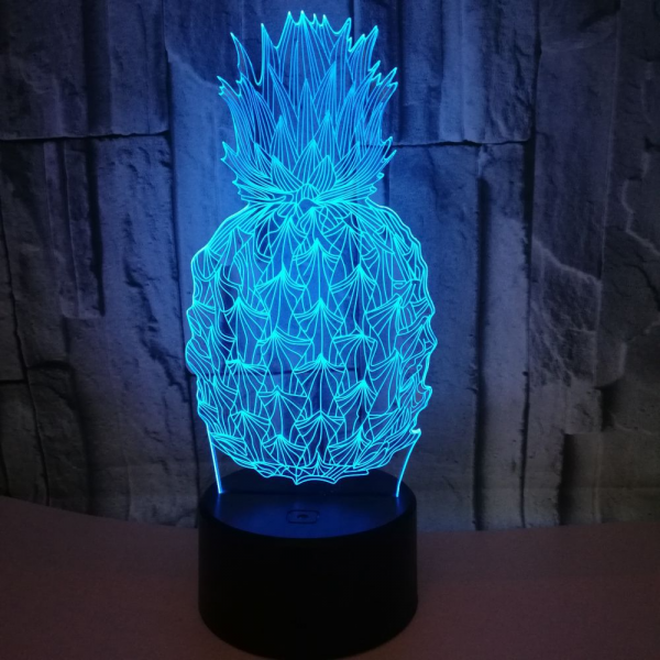 Lampe 3D ananas