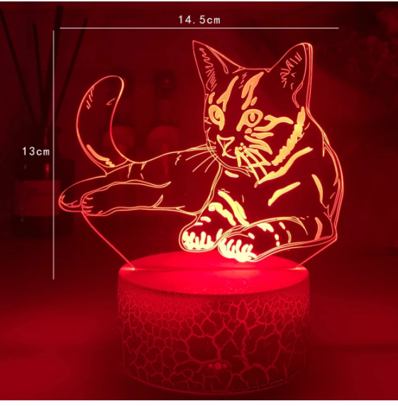 Lampe 3D chat