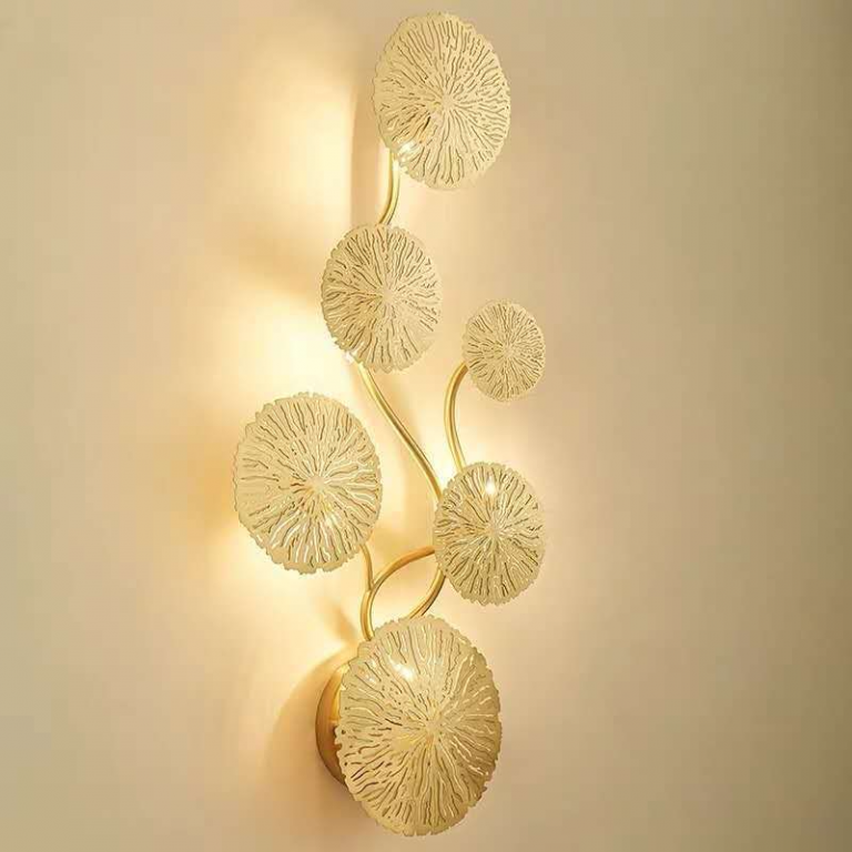 Applique murale Ana Plus, à 2 lampes, dorée