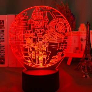 Lampe 3D STAR WARS ÉTOILE DE LA MORT