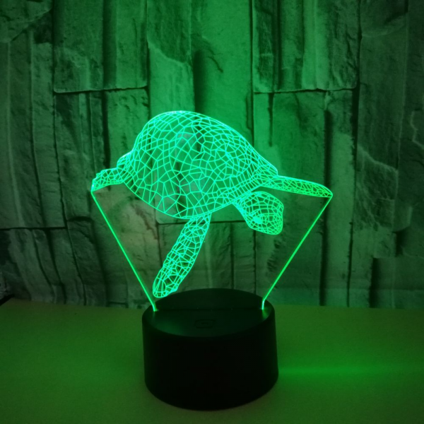 Lampe 3D tortue