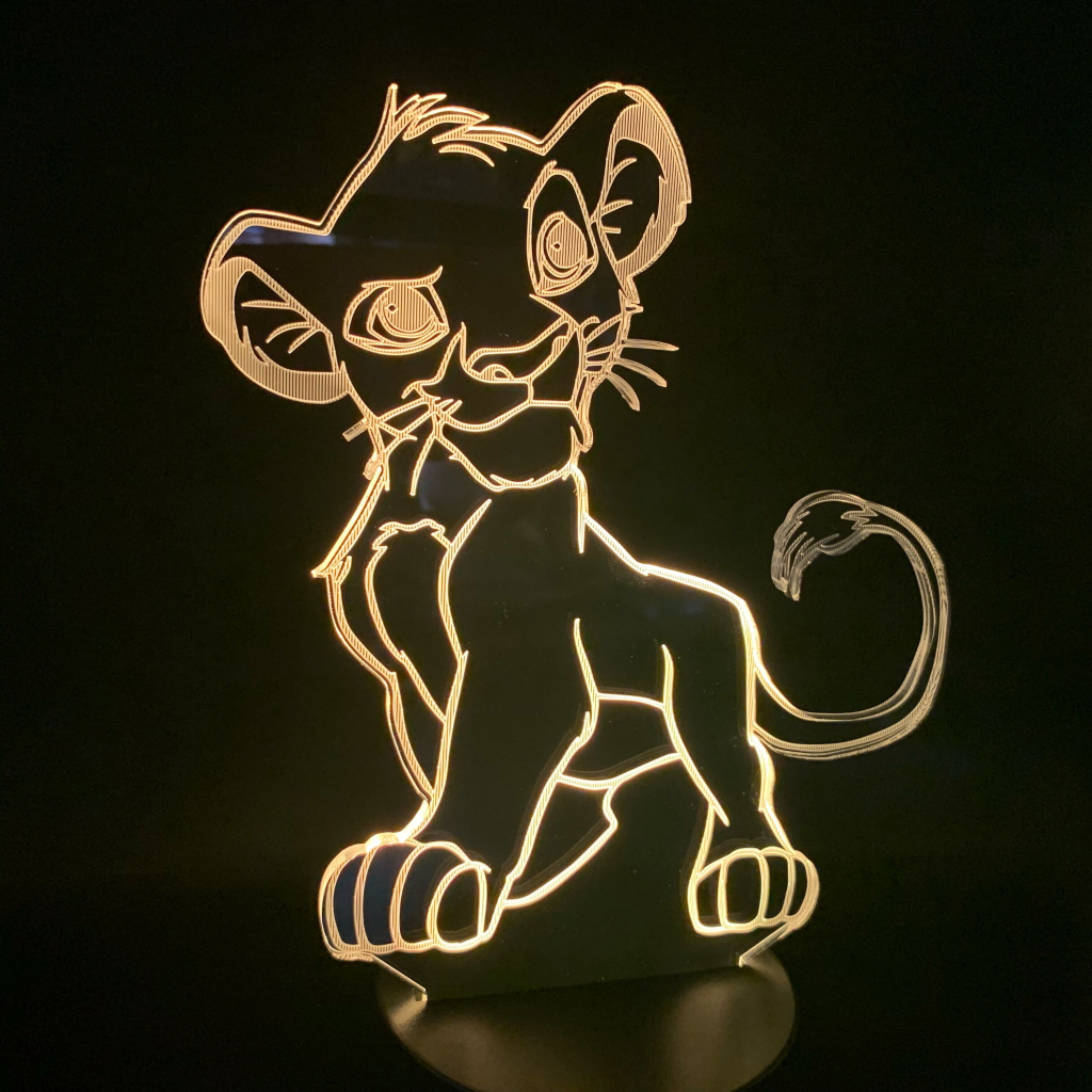 LAMPE ROI LION