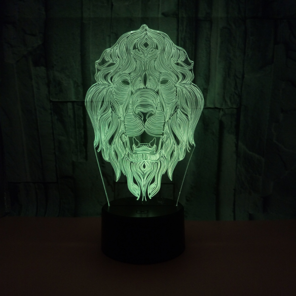 lampe 3d lion