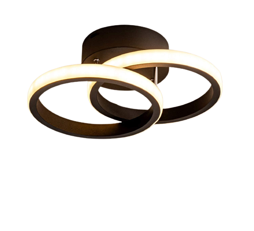 Plafonnier LED Cercle Double