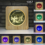 lampe 3d bois