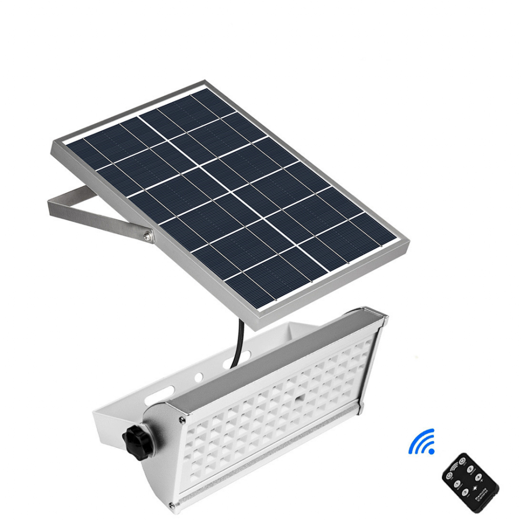 Spot LED solaire avec panneau déporté