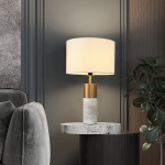 Luxe et raffinement : lampes de table en marbre