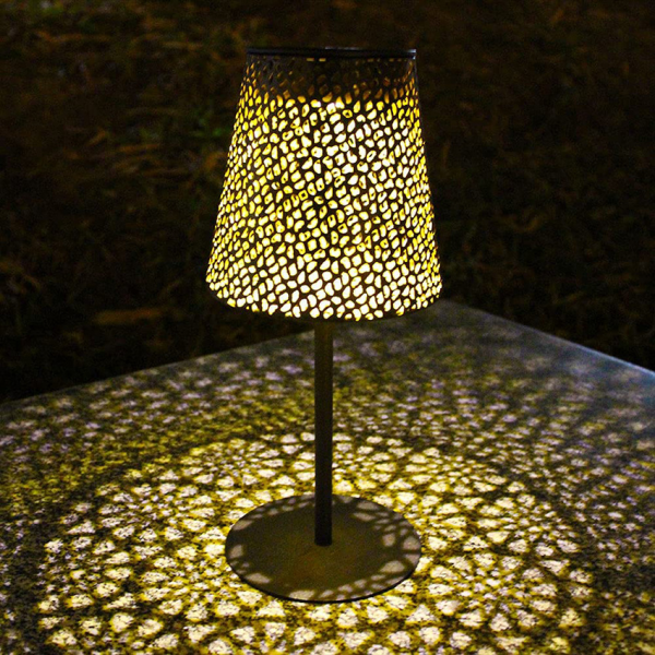 LAMPE DE TABLE DE JARDIN SOLAIRE
