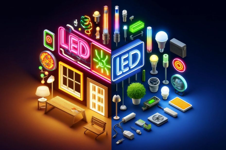 Différence entre les LED et les néons ?