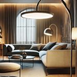 lampadaire LED décoration