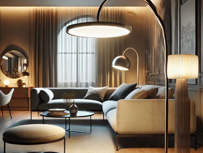 lampadaire LED décoration