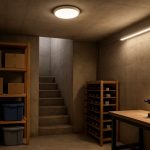Éclairage pour cave enterrée