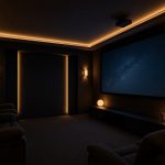 Éclairage salle home cinéma