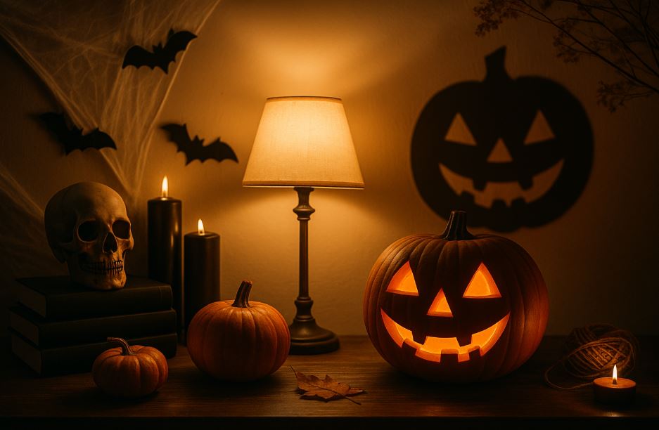 ambiance luminaires d'halloween