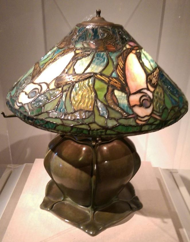 Lampe Tiffany, vers 1905, Musée de Jeune