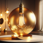  Ampoule vintage dorée effet Edison ambiance douce