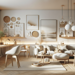 Décoration scandinave moderne chaleureuse