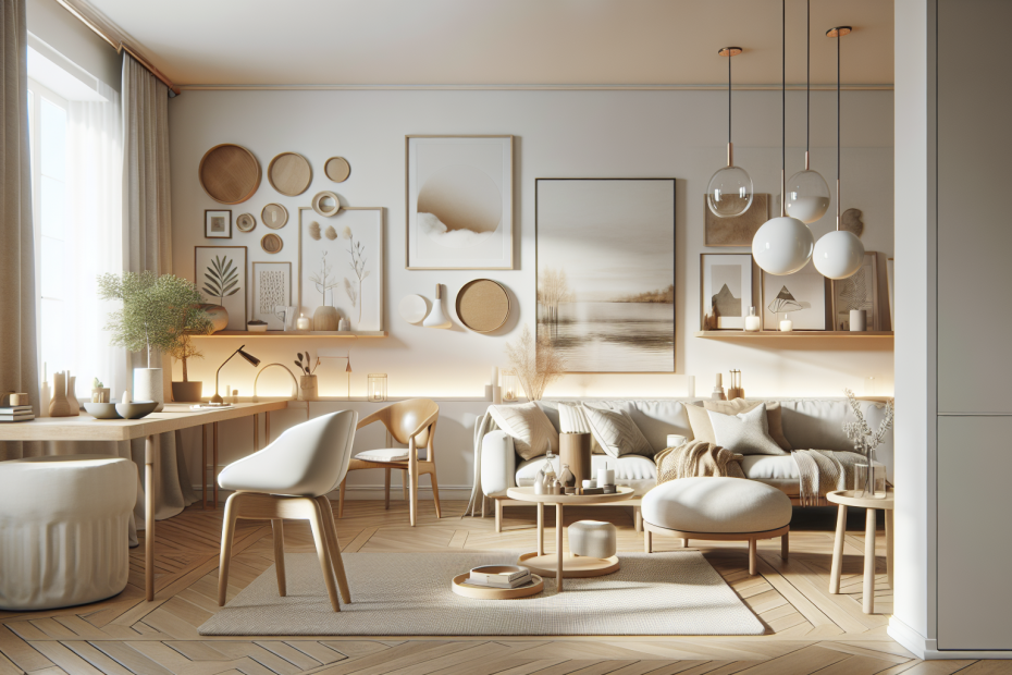 Décoration scandinave moderne chaleureuse