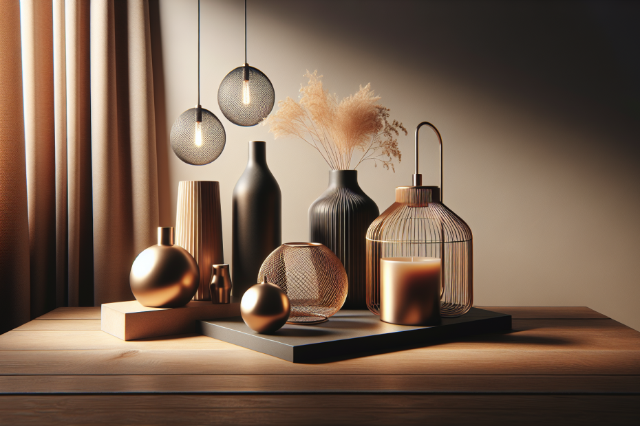 accessoires déco tendance style épuré