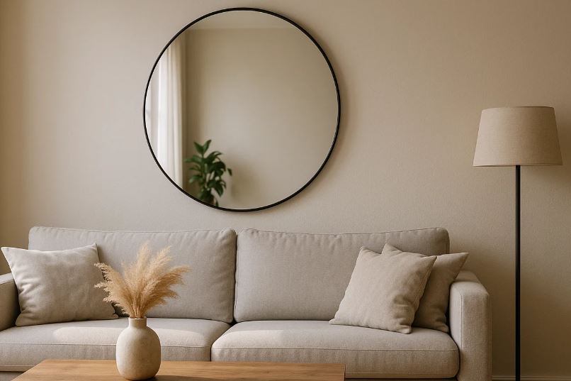 photo salon mirroir