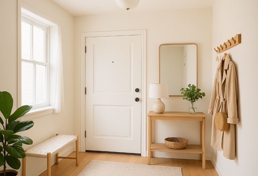 Déco Entrée Lumineuse pour Appartement en Location