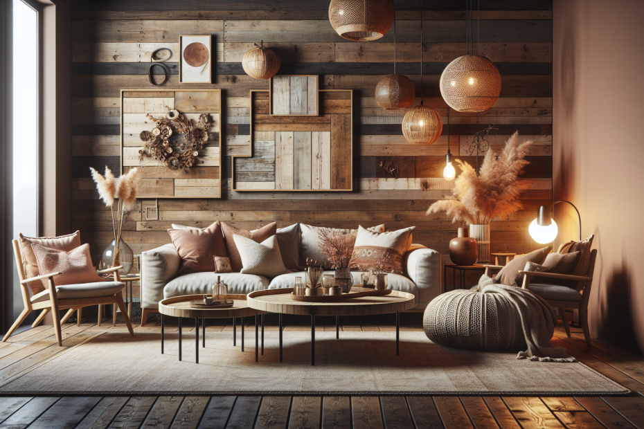 déco meuble récup moderne et chaleureuse