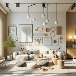  déco salon scandinave 2025 style épuré