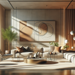 déco salon moderne style épuré