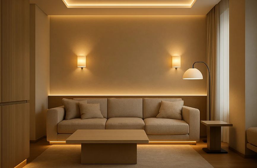 Déco lumineuse intérieure avec effet waouh