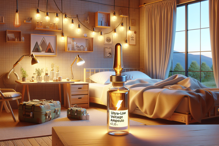 Ampoule ultra basse tension pour camping autonome