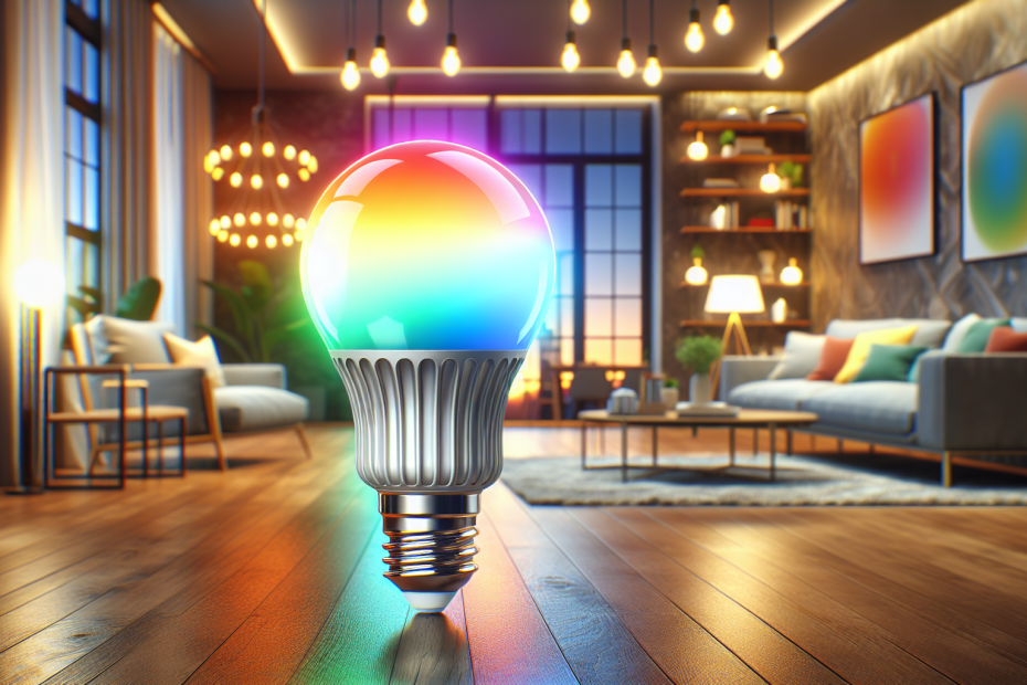 Ampoule multicolore intelligente avec scénario réglable