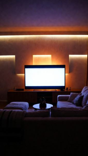 photo salon  scènes lumineuses intelligentes