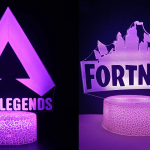 Décoration gaming lampes 3D setup
