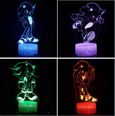 Photo de la lampe 3d sonic