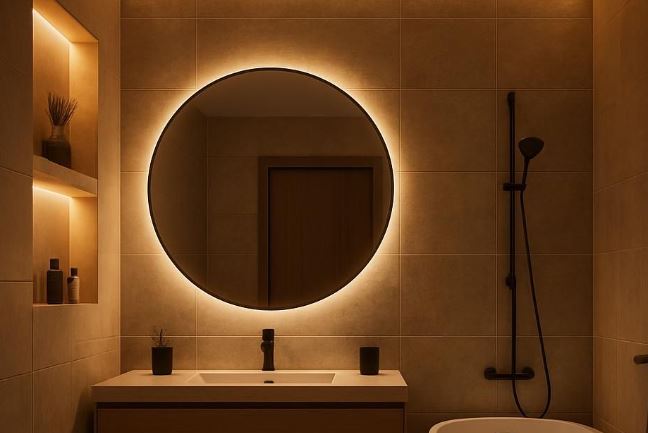 Découvrez des idées créatives pour intégrer la lumière indirecte dans votre salle de bains et créer une ambiance douce et relaxante.